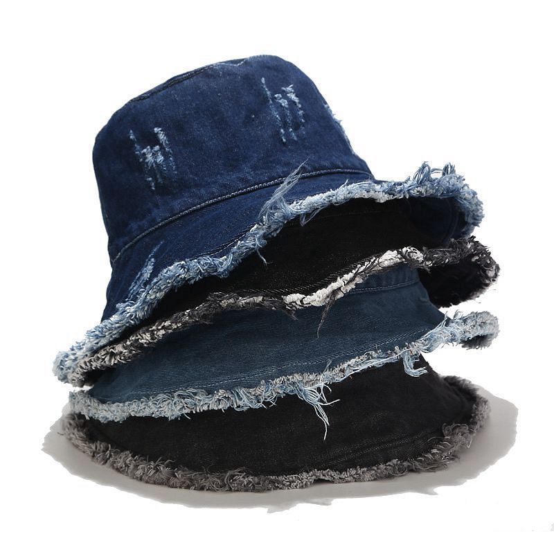 New Denim Fisherman's Hat Bucket Hat Unisex Fashion Bob Caps Hip Hop Gorros Men Women Panama Warm Windproof Bucket Hat Outdoor