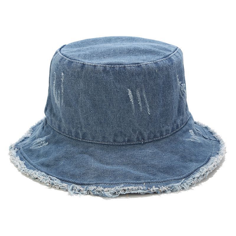 New Denim Fisherman's Hat Bucket Hat Unisex Fashion Bob Caps Hip Hop Gorros Men Women Panama Warm Windproof Bucket Hat Outdoor