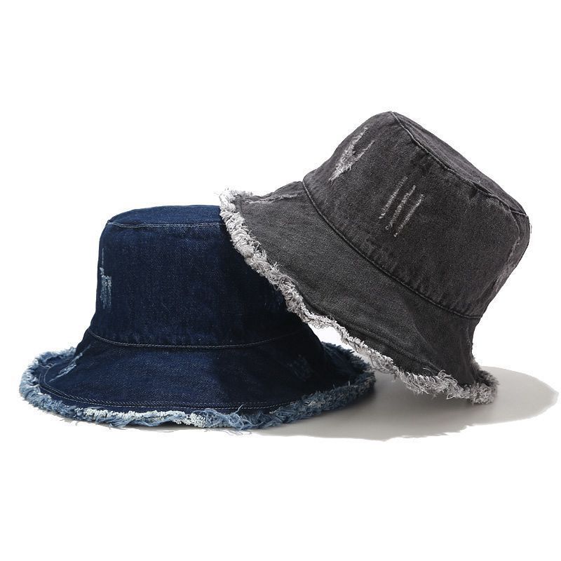 New Denim Fisherman's Hat Bucket Hat Unisex Fashion Bob Caps Hip Hop Gorros Men Women Panama Warm Windproof Bucket Hat Outdoor