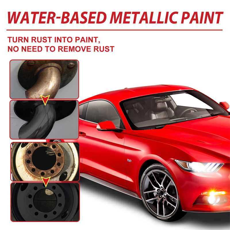 Jaysuing metal coating paint metal gate exhaust pipe faucet rust removing door handle wheels headlight metallic paint for car