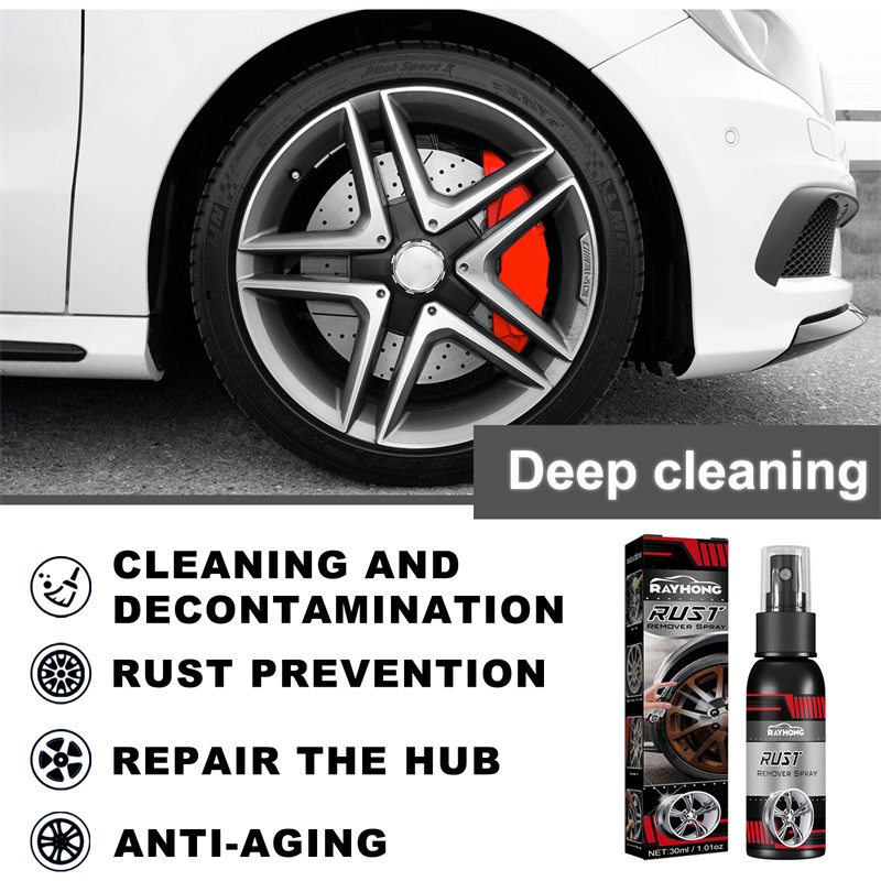 Rayhong rust remover spray car skylight headlight headlight wheels cleaning anti rust oil decontaminating rust conversion agent