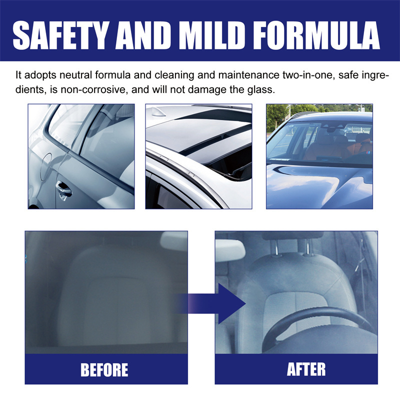 Rayhong car glass oil film remover fine scratches improving car windscreen cleaner stains removing best car cleaner liquid