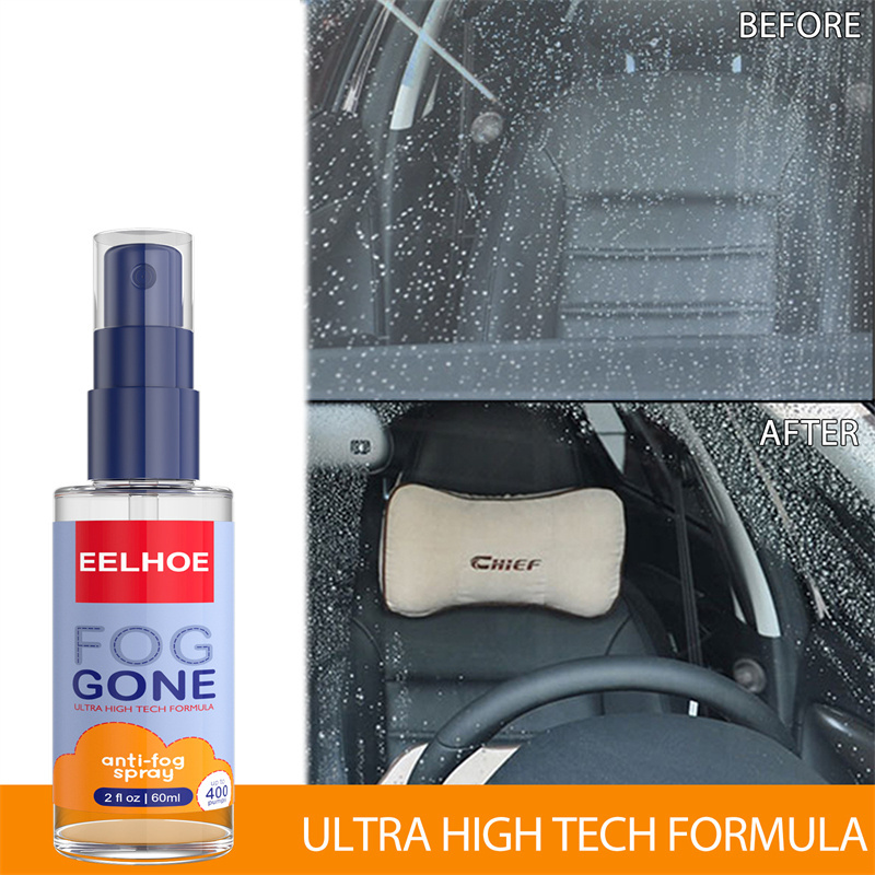 EELHOE 30ml car windshield window anti fog spray glasses cleaning spray streak free defogging clean spray glasses