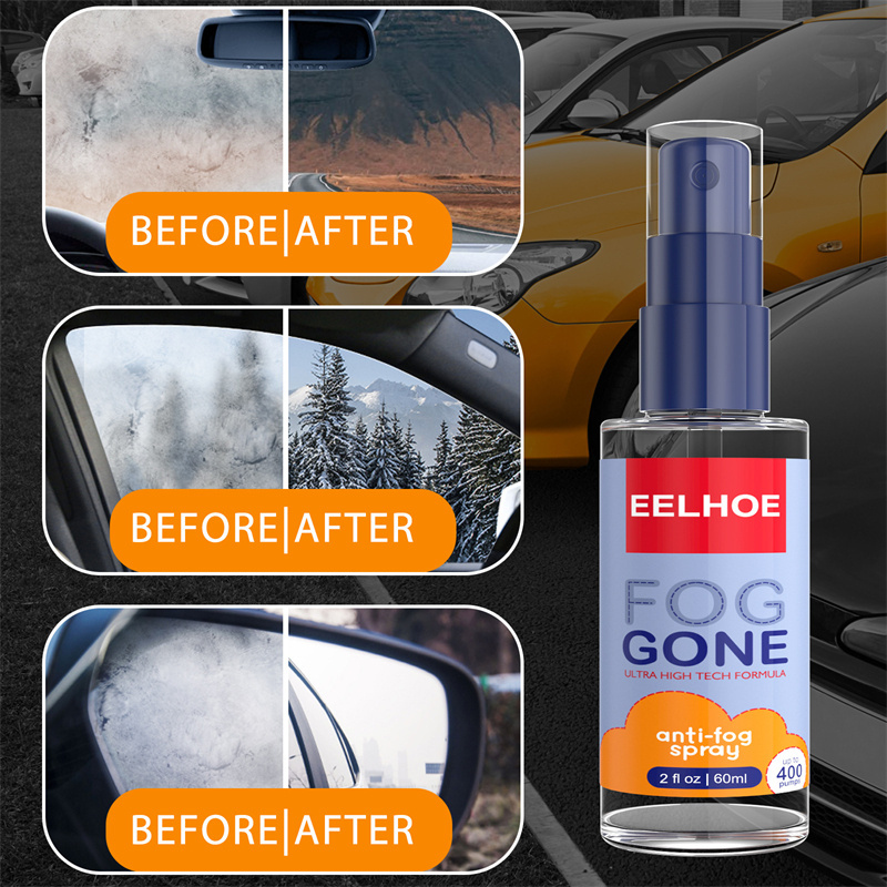 EELHOE 30ml car windshield window anti fog spray glasses cleaning spray streak free defogging clean spray glasses