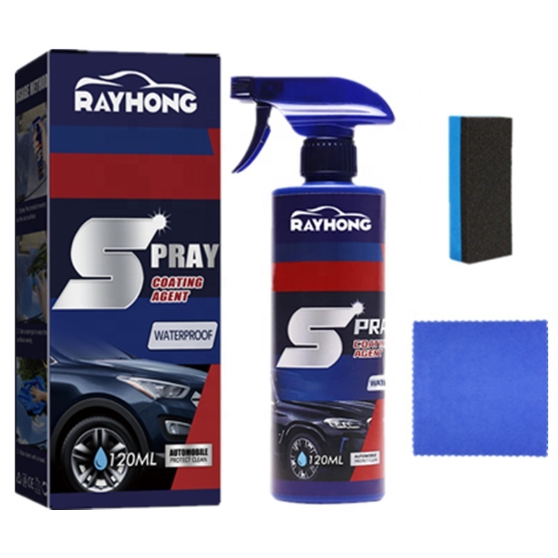 Rayhong car coating agent waterproof anti fouling fast decontaminating luster restoring truck motorcycle coating spray for cars