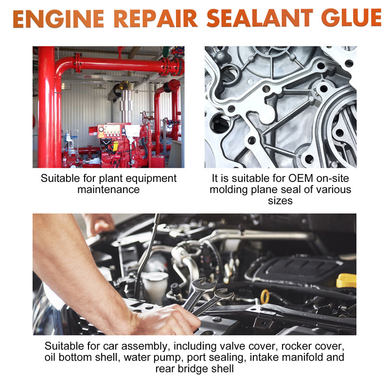 Rayhong 50ml engine repair sealant glue car parts manifold oil pan gearbox repairing sealing glue