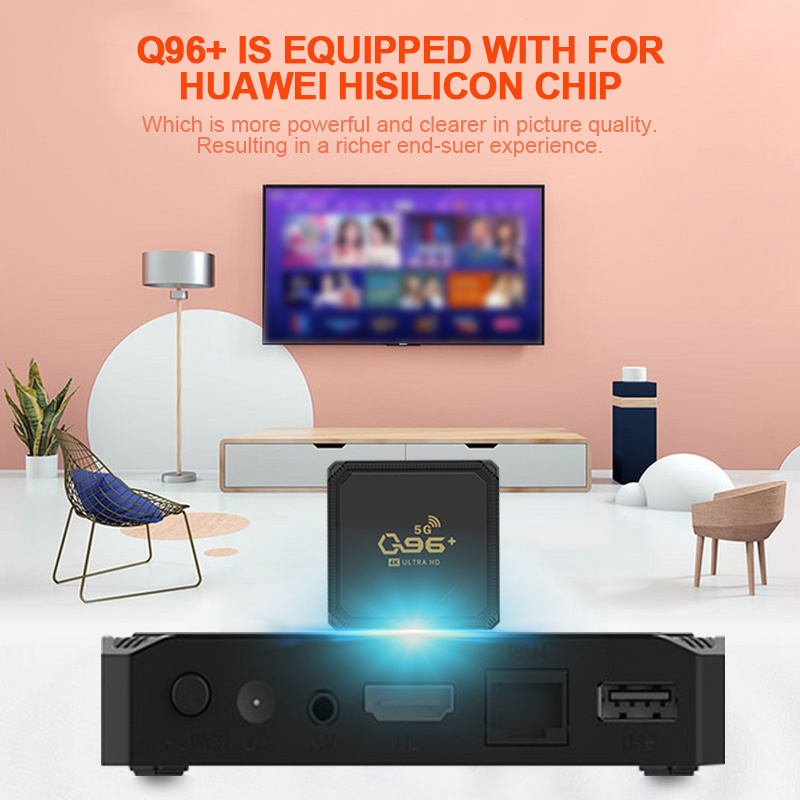 Q96+ 5G full hd xxxl tv movies android set top box shenzhen sex movies live tv box 128gb 2021 digital network player tv top box