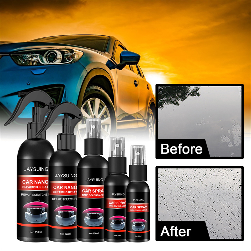 Jaysuing 250ml car nano repairing spray radiator tyre glass paint light cleaning brightening scratch repair spray for car