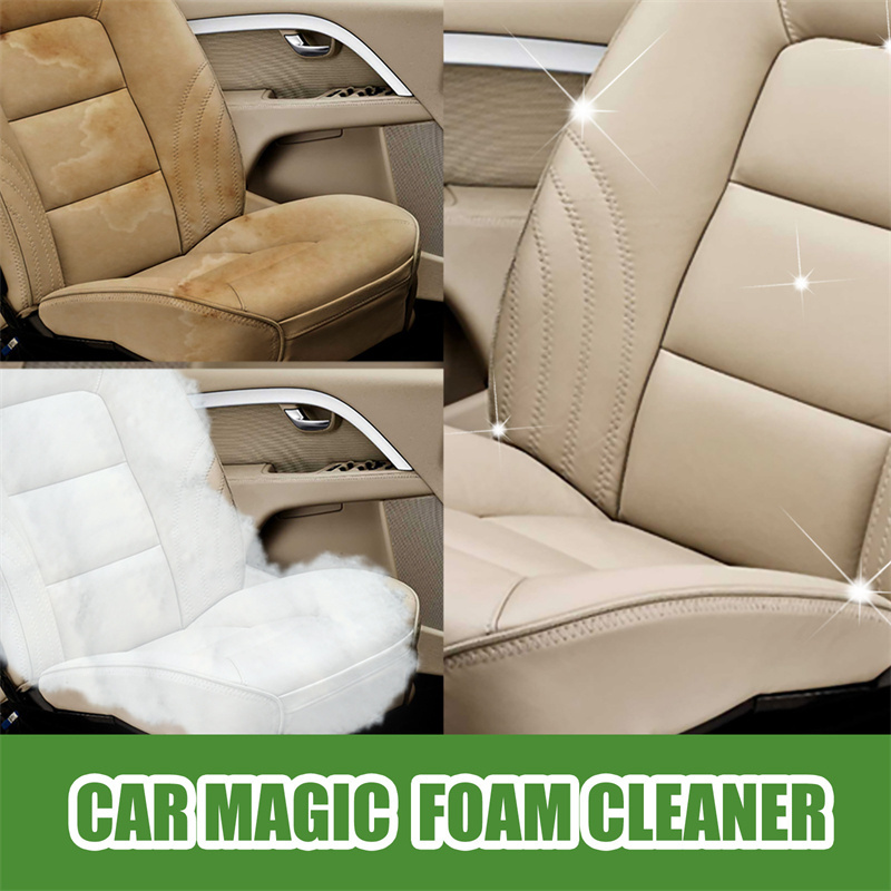 Rayhong 60ml car magic foam cleaner dirt grime removing car interior cleaner spray refurbishing car wash interior cleaner