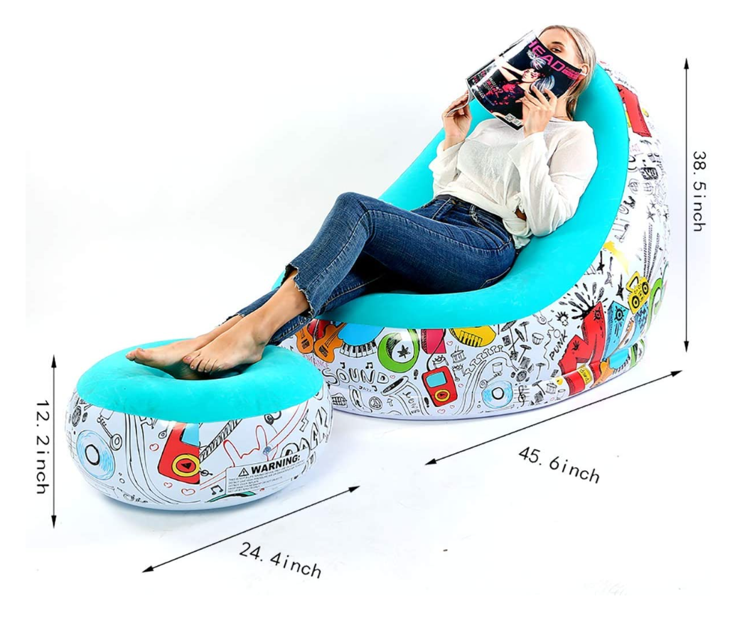 New Lazy Inflables Outdoor Air Pump Lounge Sofa Bed Inflatable Chair Set Couch Sofa Adult Relax Seat  For Adult