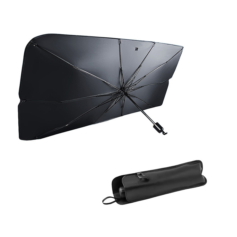 Nano technology sunshade fabric folding parasol umbrella for car