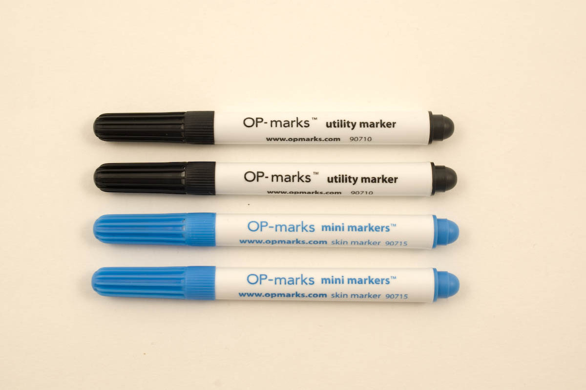 Medical Sterile Surgical Skin Mini Marker Pen Mark On Human Skin With Permanent Surgical Ink