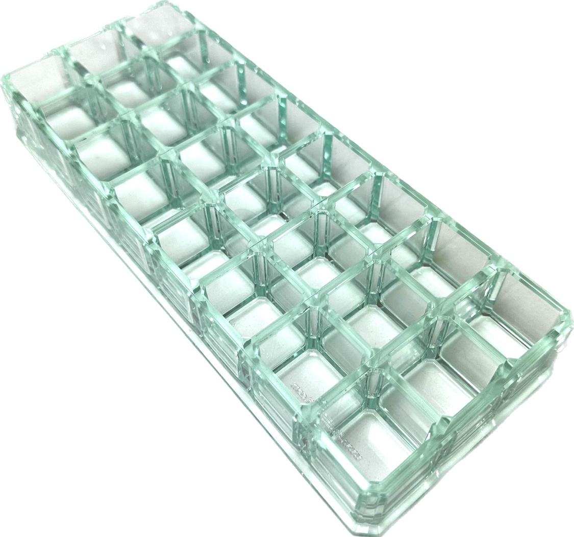 24 Grids Acrylic Lipstick Storage Box Cosmetic Stand Holder Clear Makeup Organizer Acrylic Display