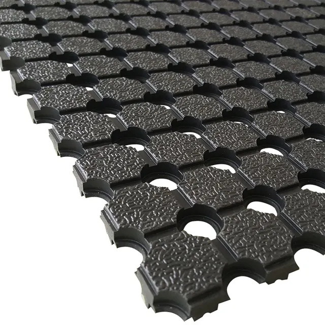 Boat deck rubber flooring/rubber mats with holes/marine rubber mat