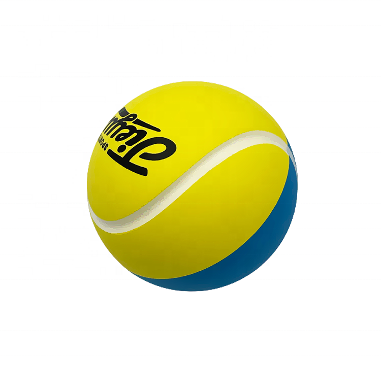 Two-Color Hi Bounce Rubber Ball Promotion Rubber Bounce Handball Tennis Ball 6cm