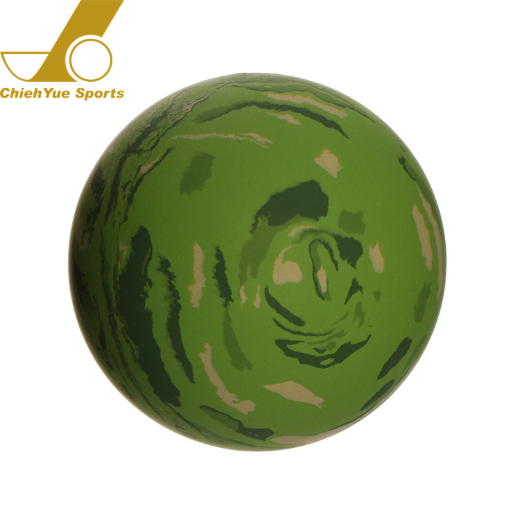 55mm Green Non-toxic Natural Rubber High Bounce Sport Wrist Toy Ball