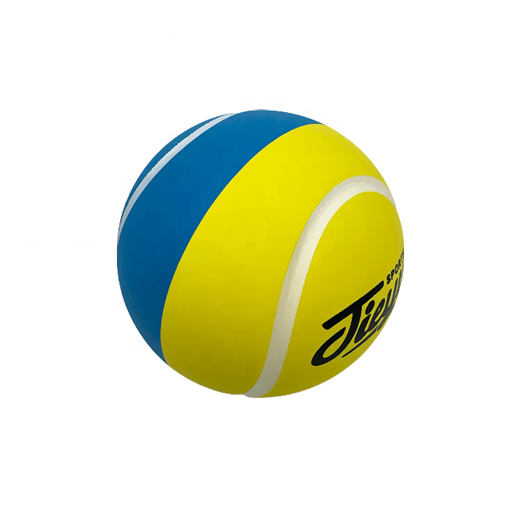 Two-Color Hi Bounce Rubber Ball Promotion Rubber Bounce Handball Tennis Ball 6cm