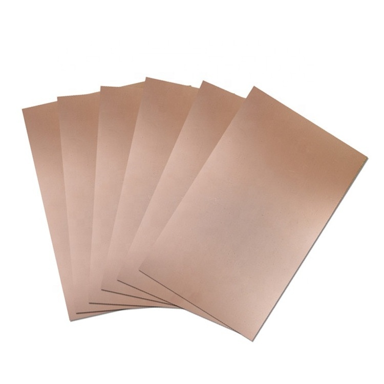 factory fr4 copper CLAD laminated sheet pcb blank board