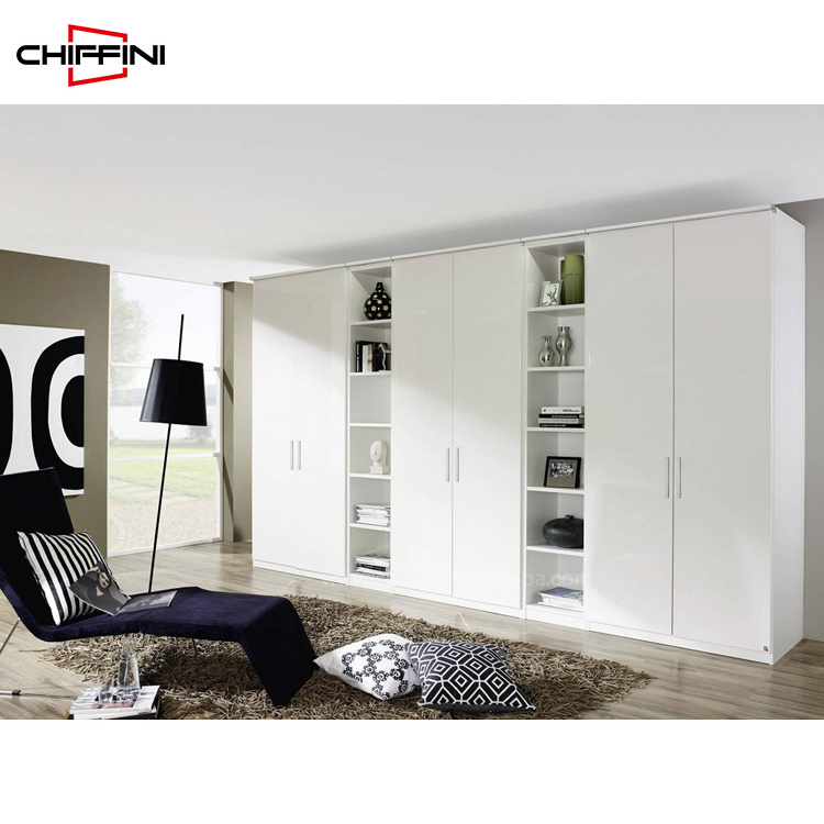 Closet wooden wardrobe bedroom furniture wardrobe cabinets with mirror doors