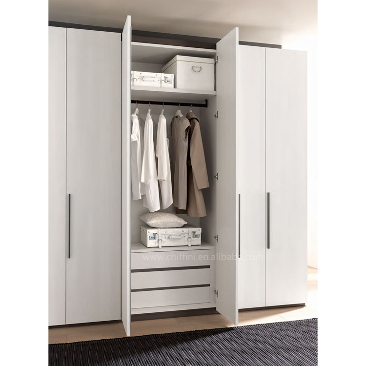 Closet wooden wardrobe bedroom furniture wardrobe cabinets with mirror doors