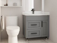 Modern apartment white bathroom vanity bathroom cabinet