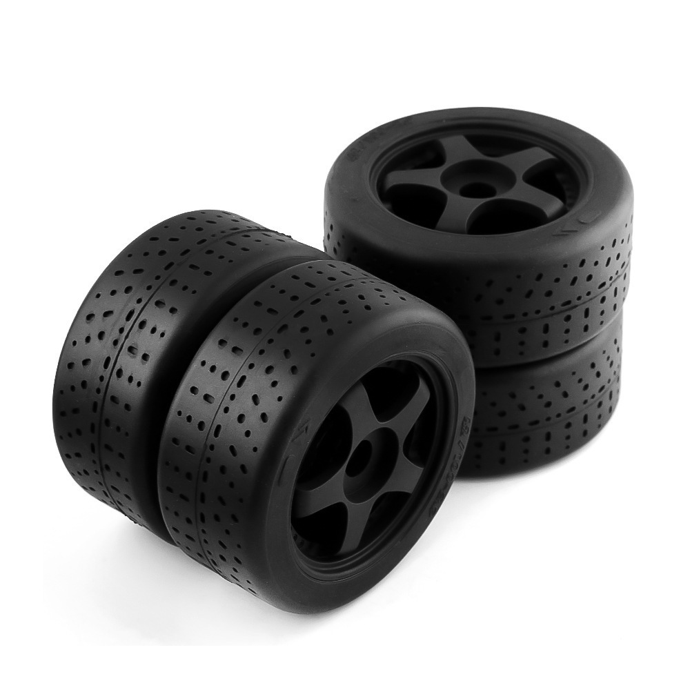 4Pcs 5-Spoke 100*42mm Tire Tyre 17mm Wheel Hex For  1/7 Infraction Felony Limitless RC Car  Parts