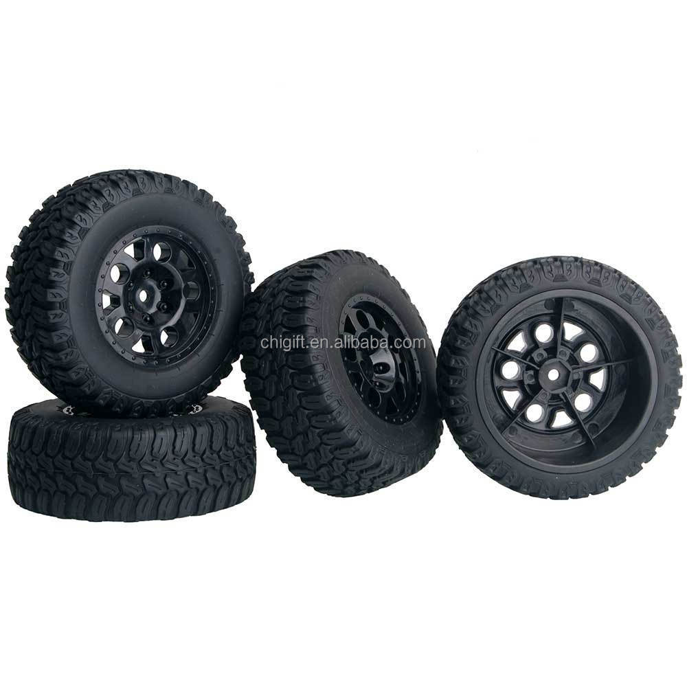 4 PCS/Set RC 1:10 Short Truck Tires Wheel Rim 110*43MM For RC Car 3005