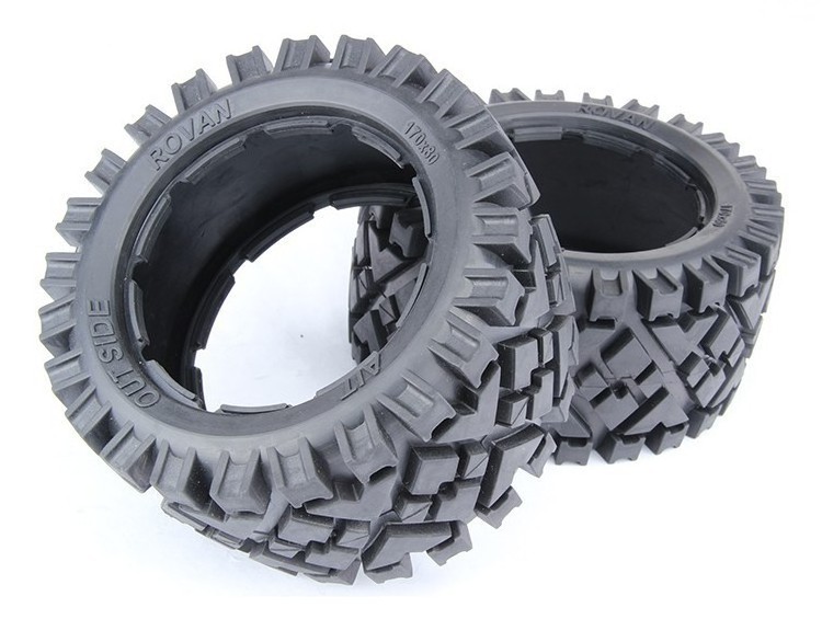 1/5 Baja 5B All Terrain Tyres  2pcs  Rear For HPI KM RV RC BAJA 5B SS 95116