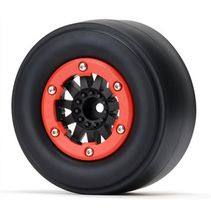 1/10 Wheels  with Drag Racing Tires for Slash  2wd   RC Short-course Truck parts