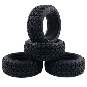 75mm Off-road tires Wheel Rim Suitable For 1/10 on-road 1:16 Rally rc Spare Parts Accessory 8019