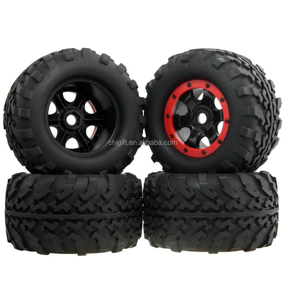 RC Car wheel and tires 60mm Off-Road Truck wheel & tire set for 1/8