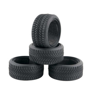 Rubber Tire Tyre  For HSP Himoto HPI Traxxas Redcat Kyosho  1/10 On Road Racing Car Parts