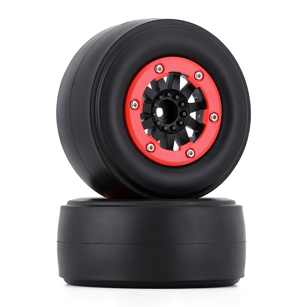 Wheels  with Drag Racing Tires for Slash 2WD  DR10  1/10 RC  Short-course Truck Parts