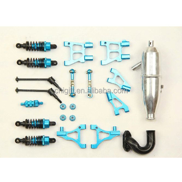 CNC Metal Upgrade parts Kit For HSP 1/10 nitro truck buggy on-road car