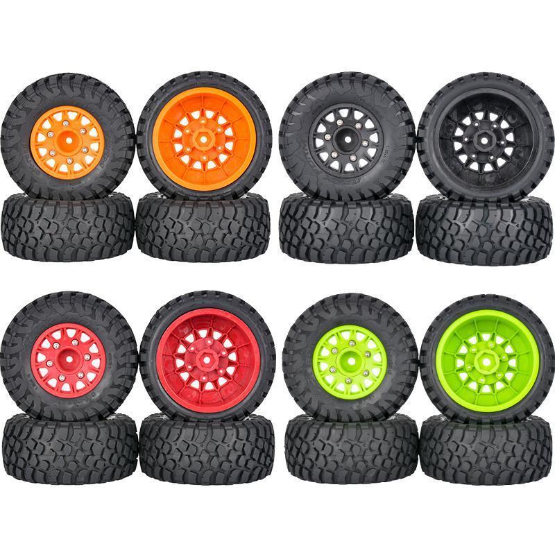 4PCS  3 Adapters 12MM 14MM 17MM Tires Universal Wheel  1/8 1/10 RC  Short Course Truck  Road Tire