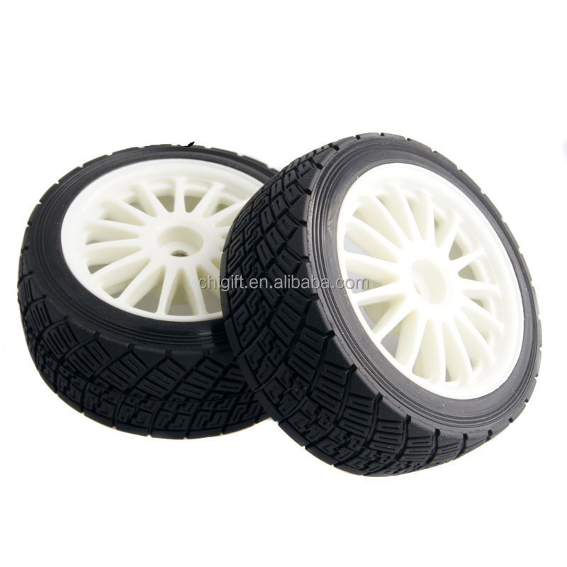 4pcs 80mm Wheels & Tires For HPI WR8 HSP 1:10 94177 Rally RC CAR