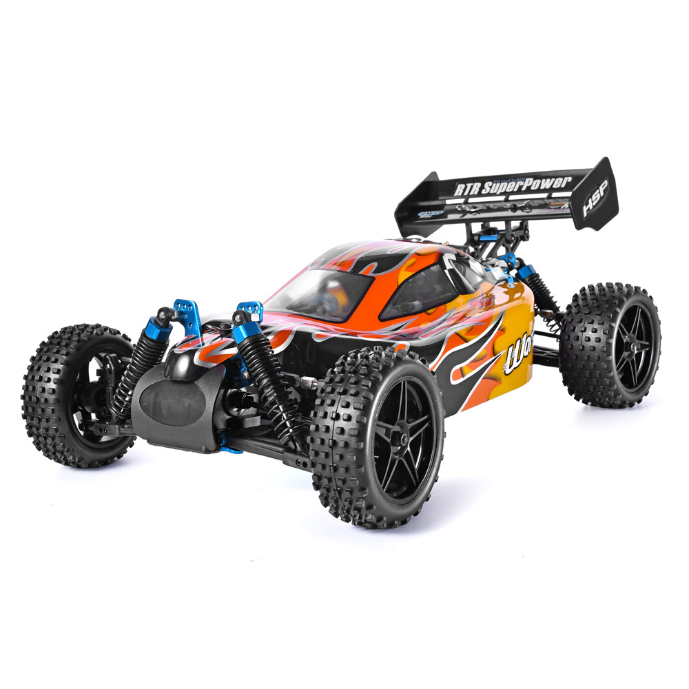 HSP 94106 Warhead RC Car 1:10 Scale 4wd Nitro Gas Power  Two Speed Off Road Buggy