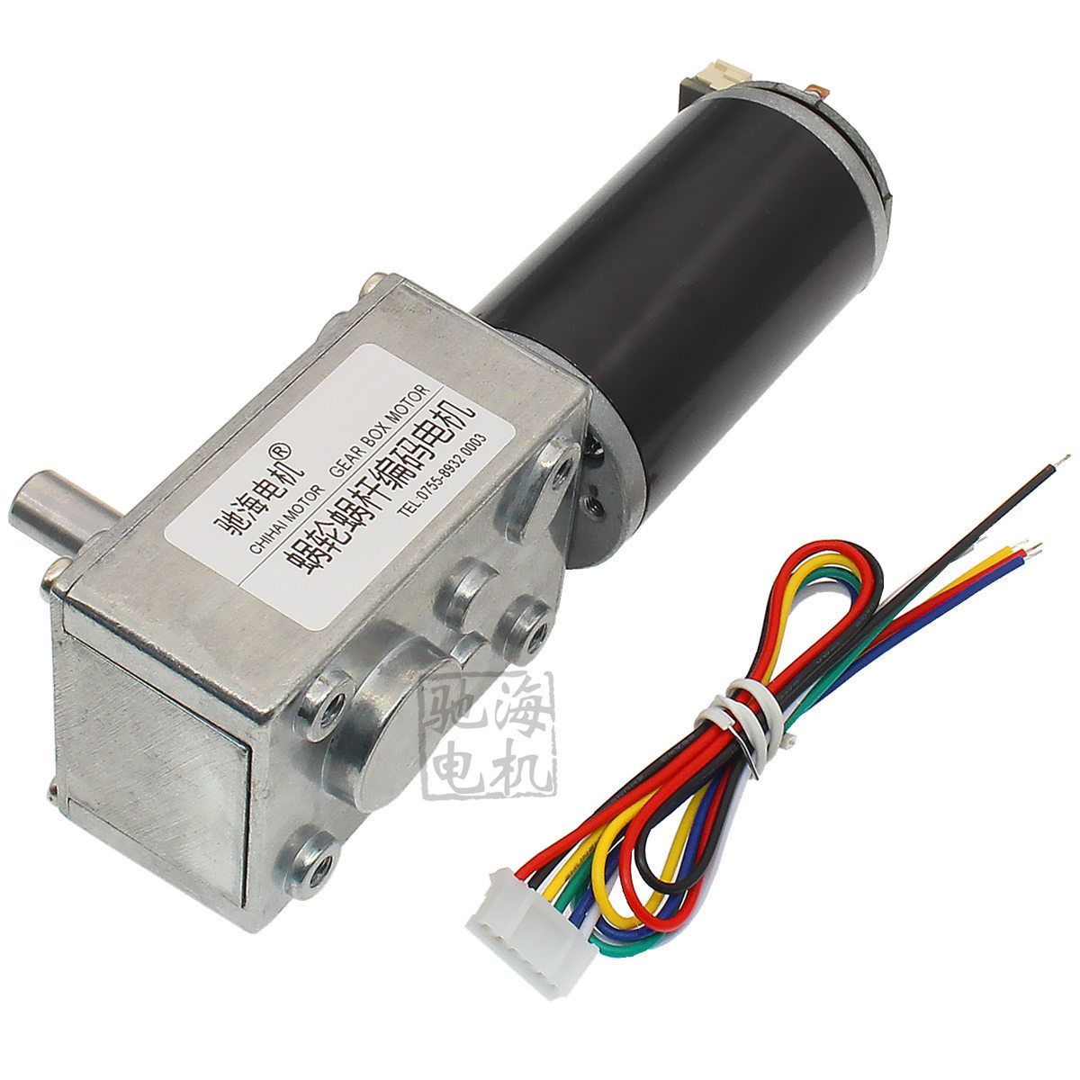 ChiHai Motor CHW-GW4058-3162 Hall Encoder Worm Wheel and Worm Reduction Motor Applied to Robots and Automation Equipment