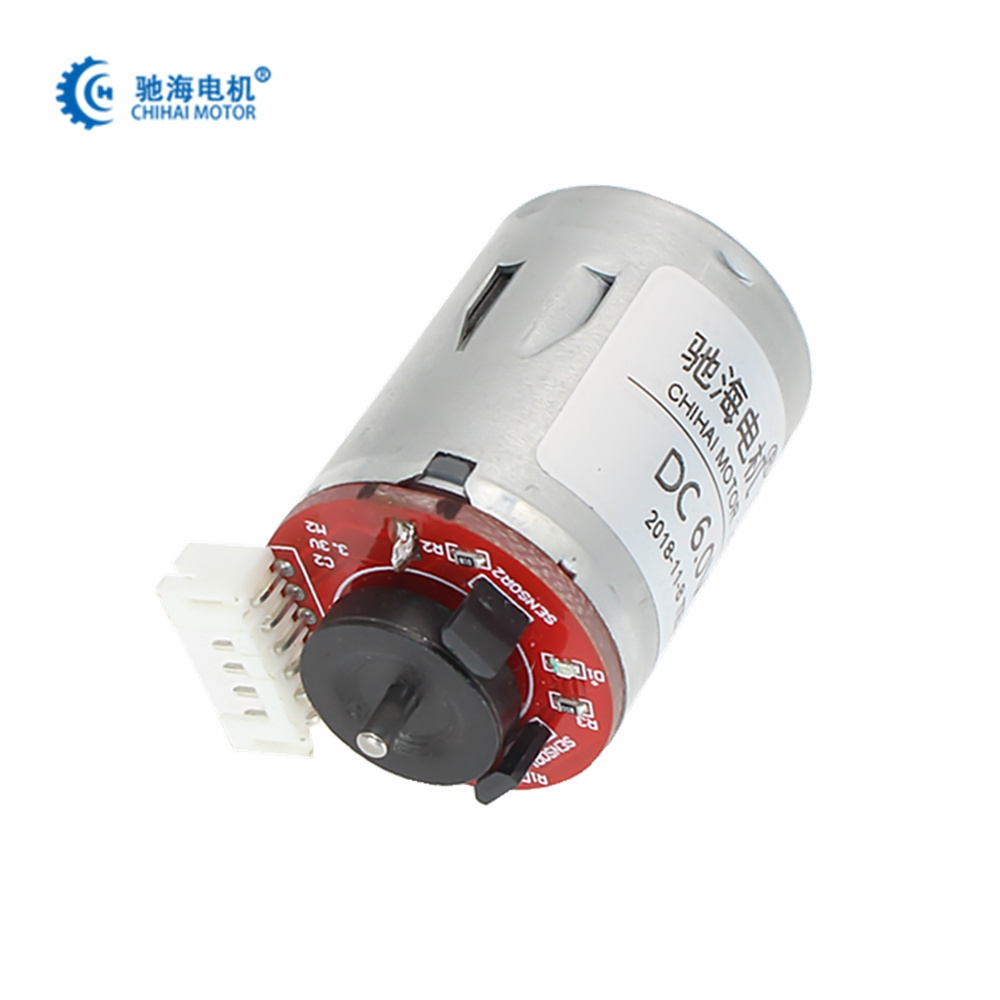 small size dc gear encoder motor 370 dc gear box with encoder dc reducer motor 6v 12V 24V for  toy robot