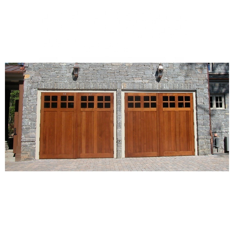 Insulated Modern Wood Garage Door Skins Aluminum Alloy Material  Automatic High Quality Roller Shutter Sectional Garage Door