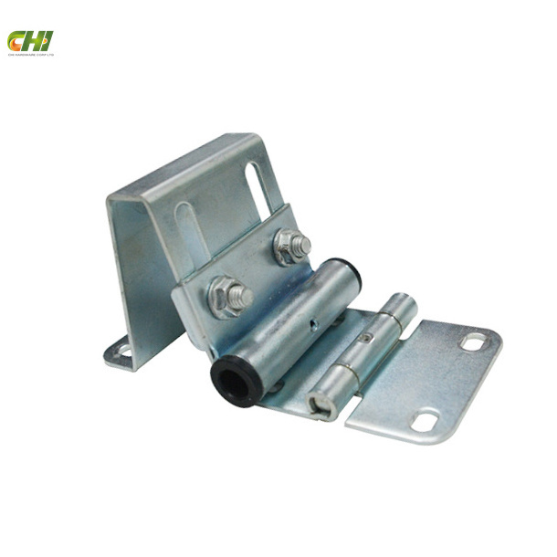 Commerical Garage Door Finger-proof Aluminum Double Side Hinge Heavy Duty Silver Zinc Plated 1.8mm Hardware Hinge Accessories