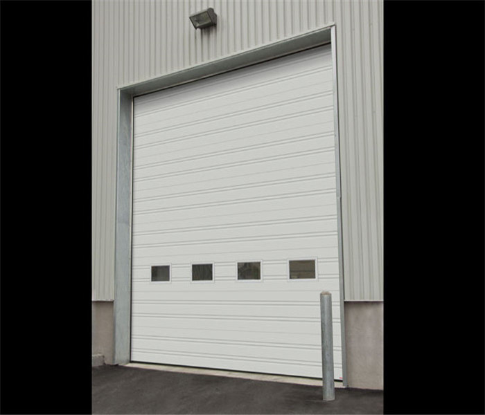 Insulated Modern Wood Garage Door Skins Aluminum Alloy Material  Automatic High Quality Roller Shutter Sectional Garage Door