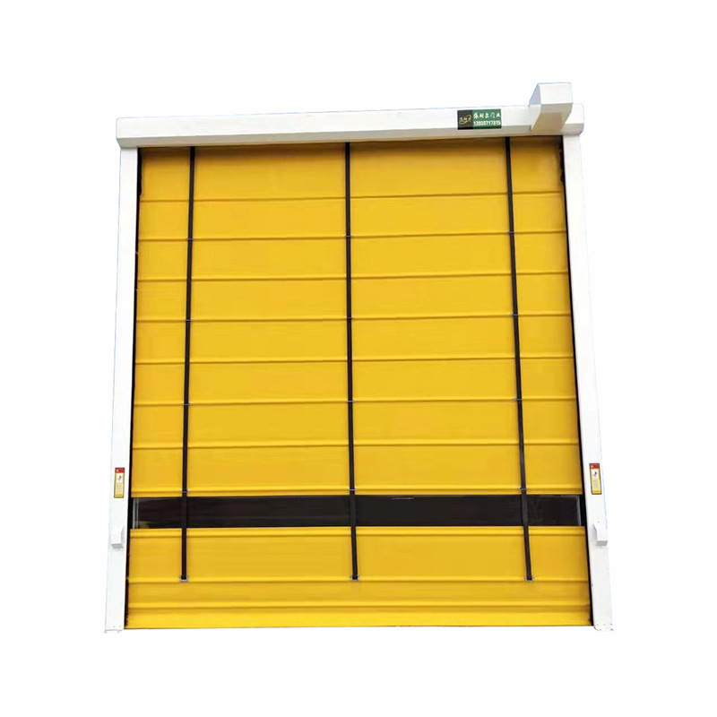 Polycarbonate Fire Rated Transparent Aluminum Roller Rolling Shutter Patio Insulated High Speed Fast Rolling Doors for Truck