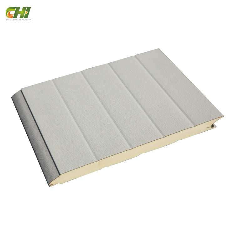 Orange Skin 440mm-550mm Width Overhead Door Panels Sandwich Aluminum Garage Door Insulation Panels for Sale