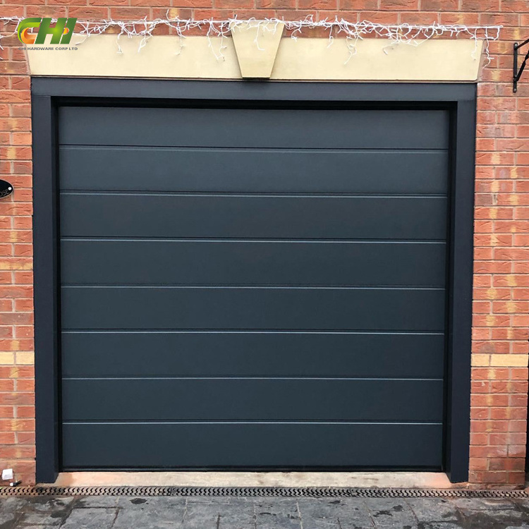 Puertas Seccionales Garaje Pull Forward Gold Roller Aluminium Composite Garage Door Sectional Retractable Screen Garage Door