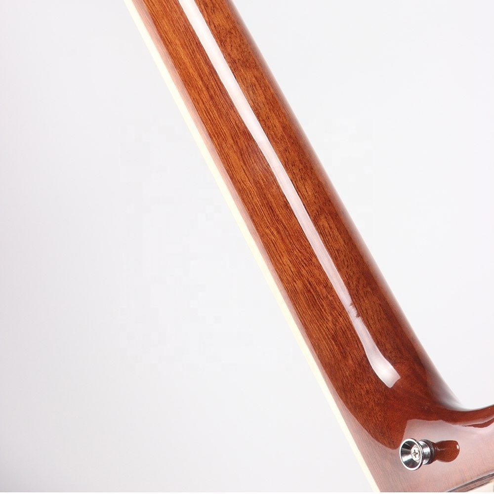 High quality Chinese stringed instruments 40'' solid cedar top rosewood back mahogany neck lefthanded electric acoustic guitar