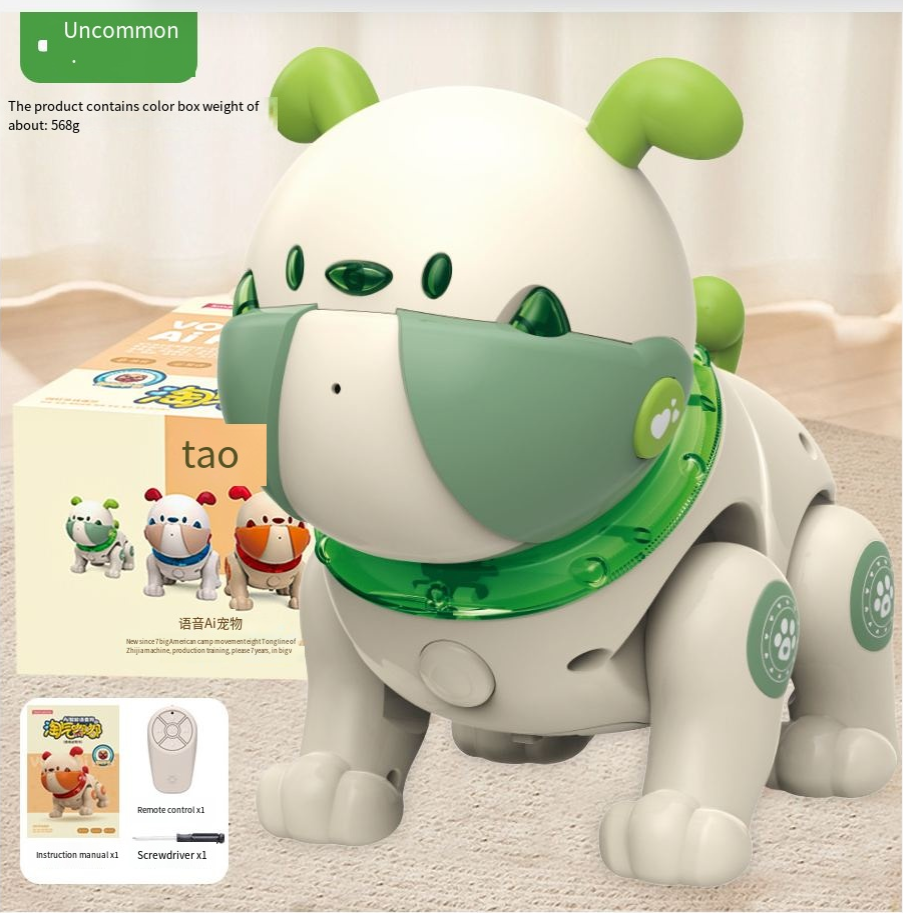 Cross-border new robot dog remote control intelligent recording re-reading singing and dancing body touch toys wholesale