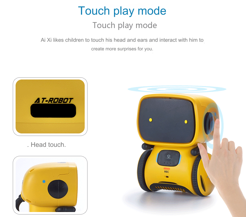 Cross-border sales AT intelligent induction robot dance early education story machine children's toys wholesale