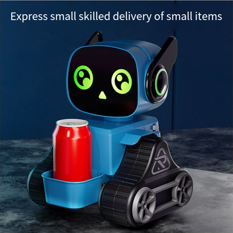 New children's intelligent remote control charging light early education programming robot toy wholesale