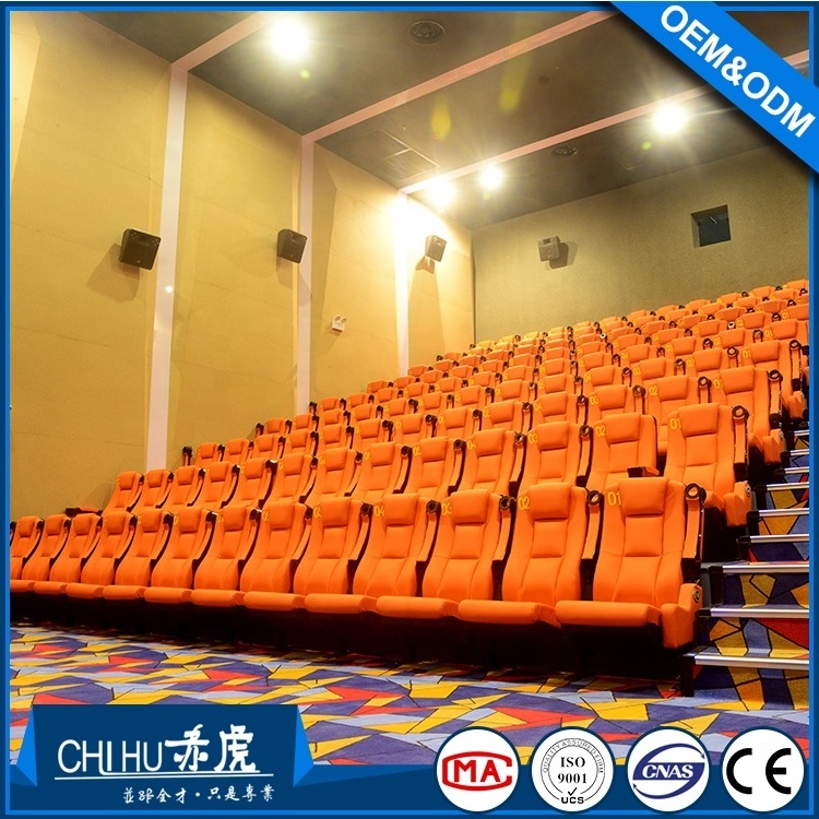 Hot sale public cinema theater seats for sale used cinema chairs with cup  holder